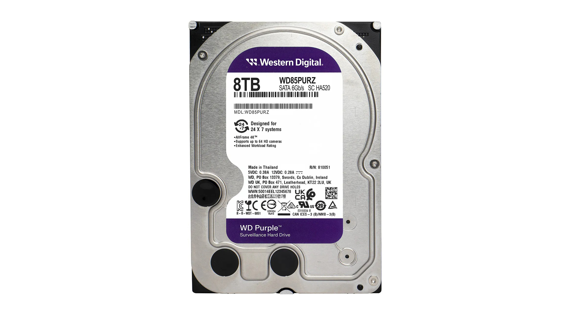 HDD-8TB Western Digital Purple